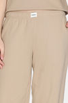 Zivame 2 Mile Fashion Knit Cotton Loungewear Set - Oyster Gray — thumbnail 7